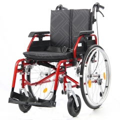 Легкая легкая складная инвалидная коляска